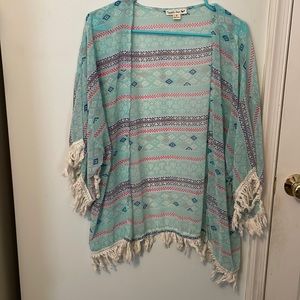 Sheer cardigan